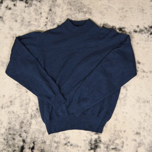 Vintage Valentino Merino Wool Navy Sweater - Picture 3 of 7